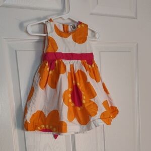Carter's Vibrant Orange and Pink Dress